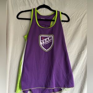 Leukaemia run for the cure tank top